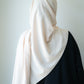HIJAB AIMANTE MME BROWN CREAM DOS
