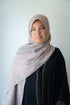 HIJAB AIMANTE TAUPE MME BROWN VUE FACE