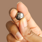 mme brown pins magnet aimant argenté